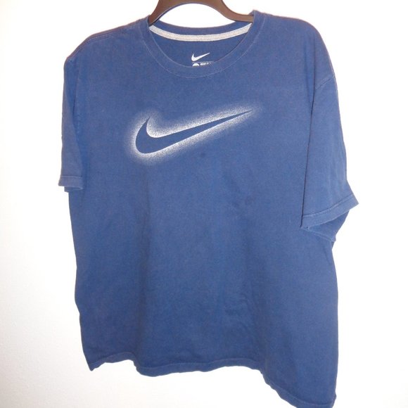 Nike Shirts Nike Mens Regular Fit Tshirt Size 3xl Blue Short Sleeve